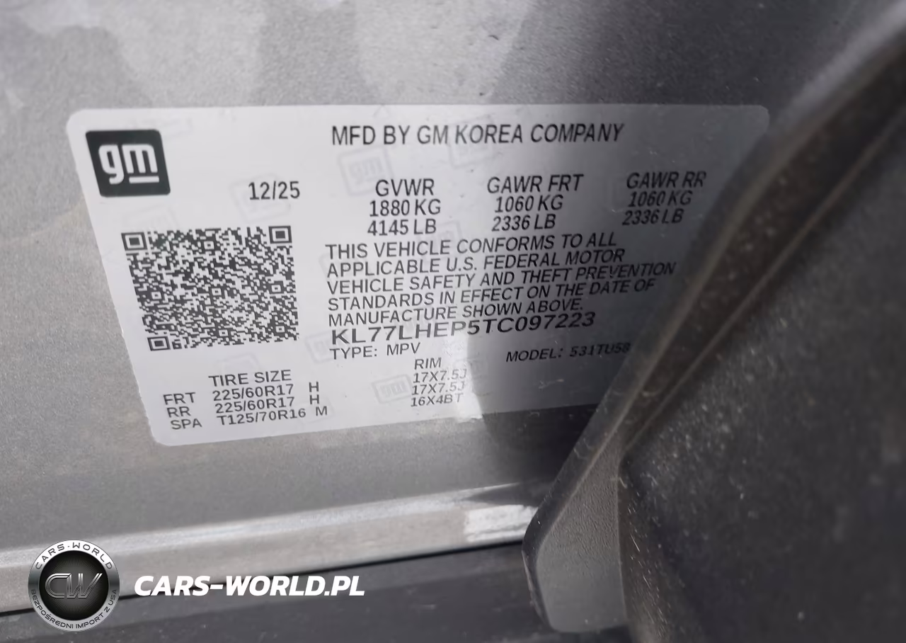 2026 Chevrolet Trax Fwd Lt VIN:KL77LHEP5TC097223 - 9