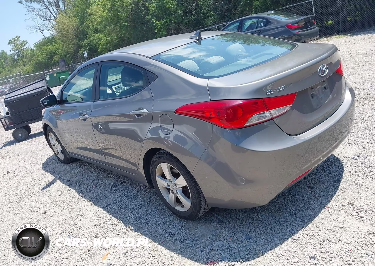 2012 Hyundai Elantra Gls VIN:5NPDH4AE4CH132164 - 3