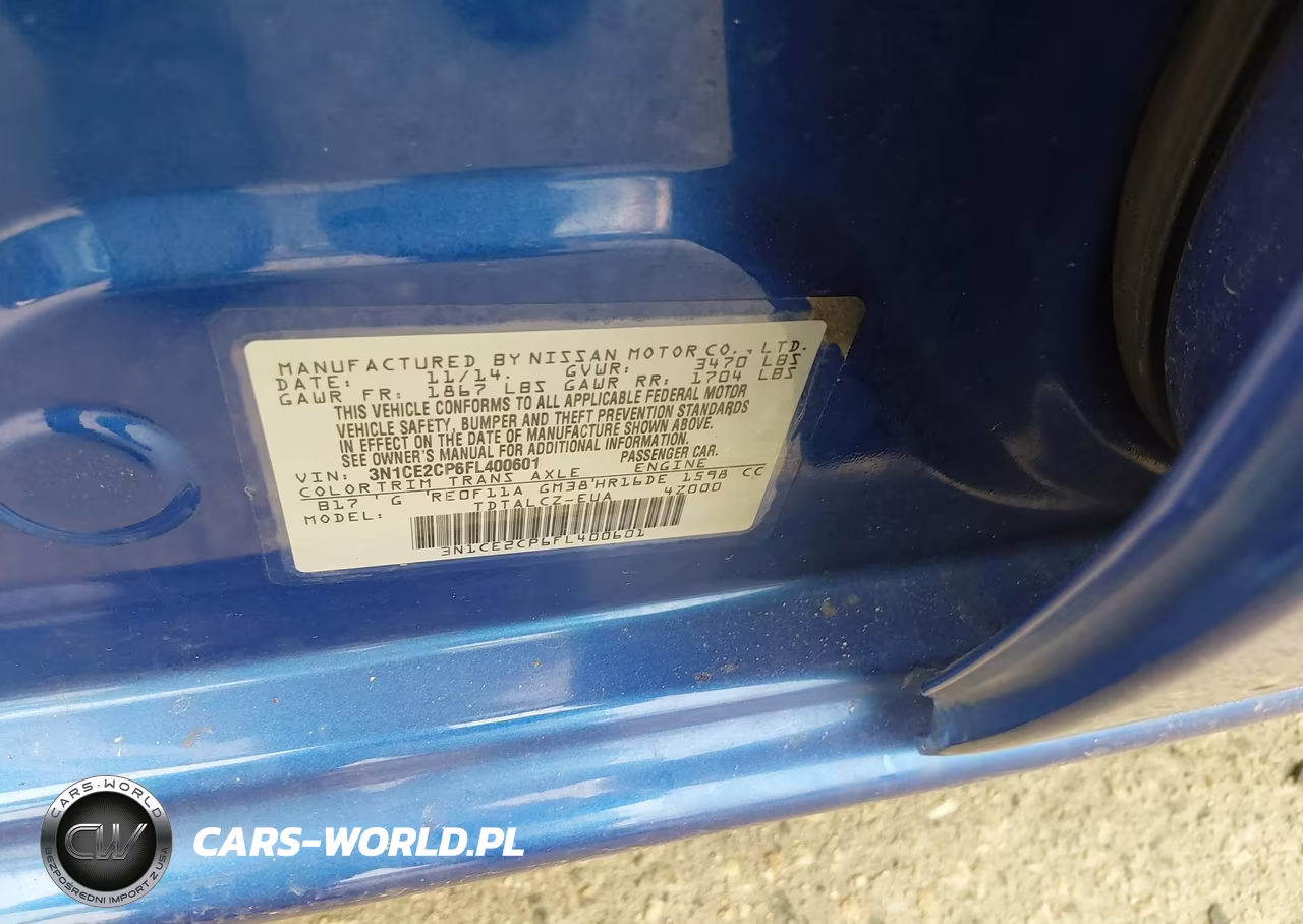 2015 Nissan Versa Note S Plus VIN:3N1CE2CP6FL400601 - 9