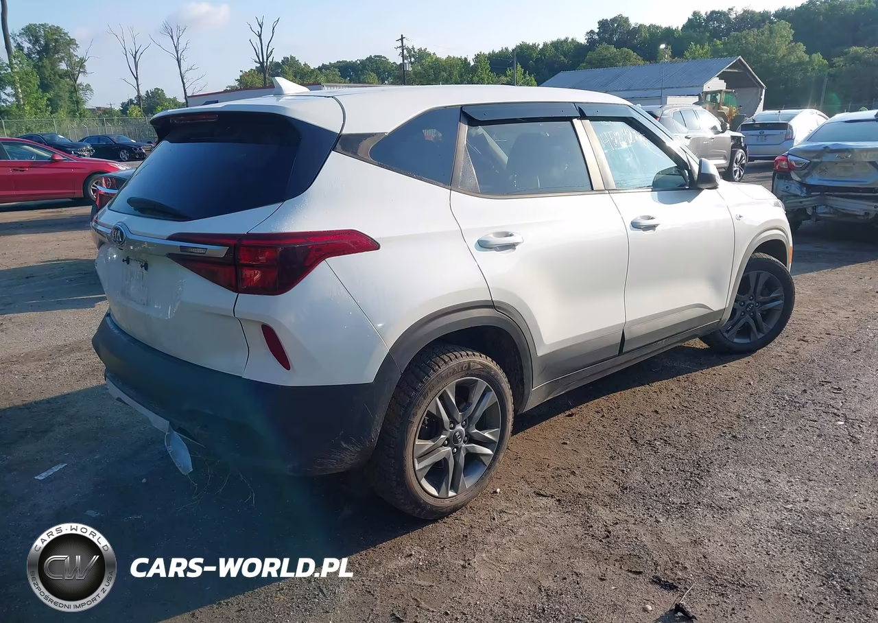 2021 Kia Seltos Lx VIN:KNDEPCAA2M7160033 - 4
