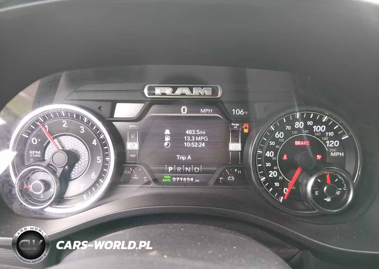 2020 Ram 1500 VIN:1C6SRFJT4LN192595 - 7