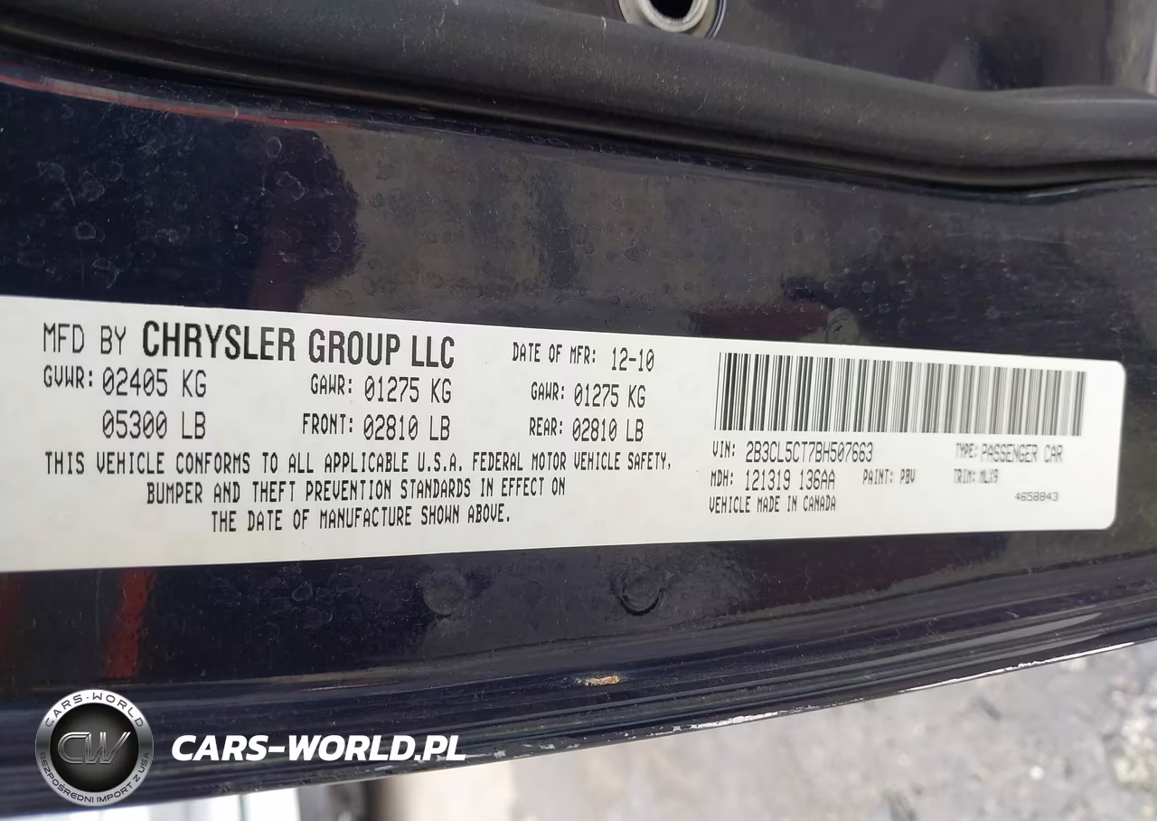 2011 Dodge Charger R-T VIN:2B3CL5CT7BH507663 - 9