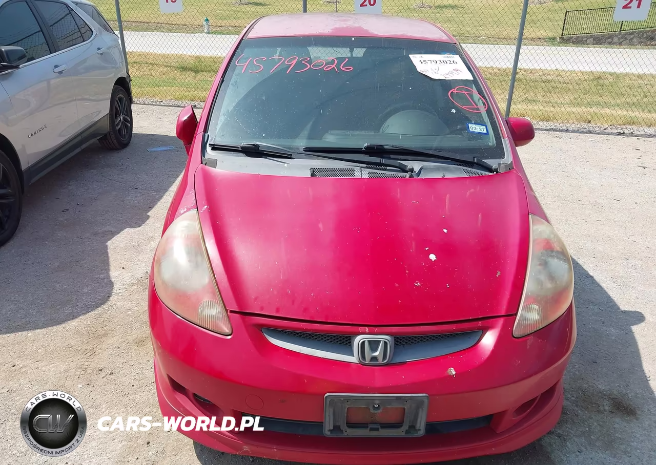 2007 Honda Fit Sport VIN:JHMGD38607S030299 - 6