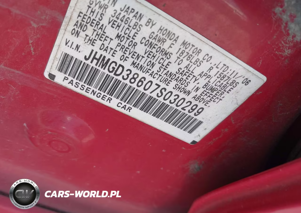 2007 Honda Fit Sport VIN:JHMGD38607S030299 - 9