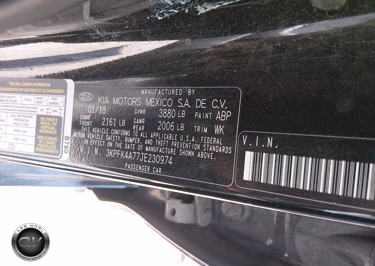 2018 Kia Forte Lx VIN:3KPFK4A77JE230974 - 9