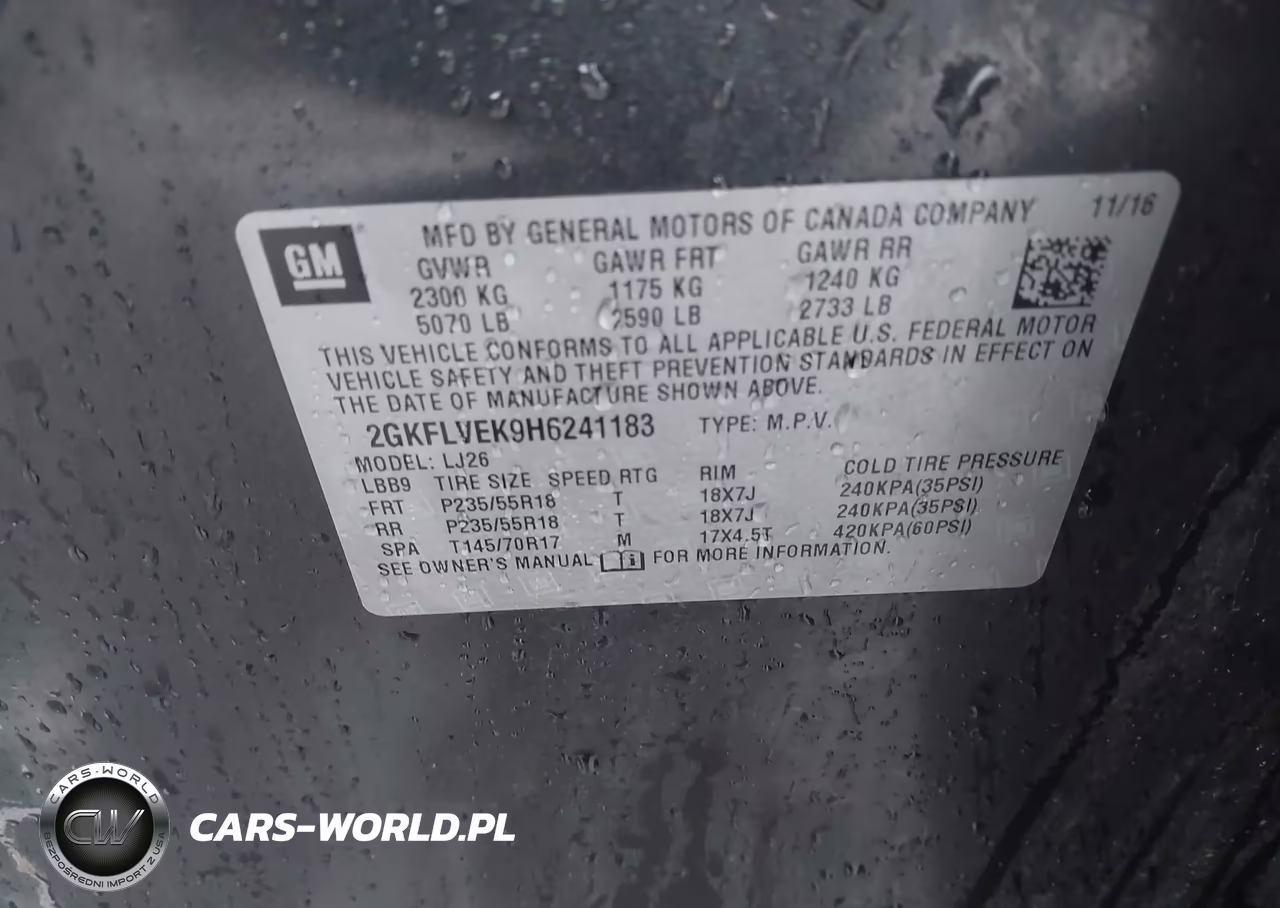 2017 GMC Terrain Denali VIN:2GKFLVEK9H6241183 - 9