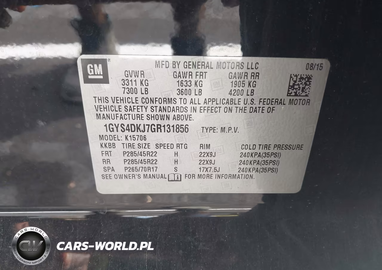 2016 Cadillac Escalade Platinum VIN:1GYS4DKJ7GR131856 - 9