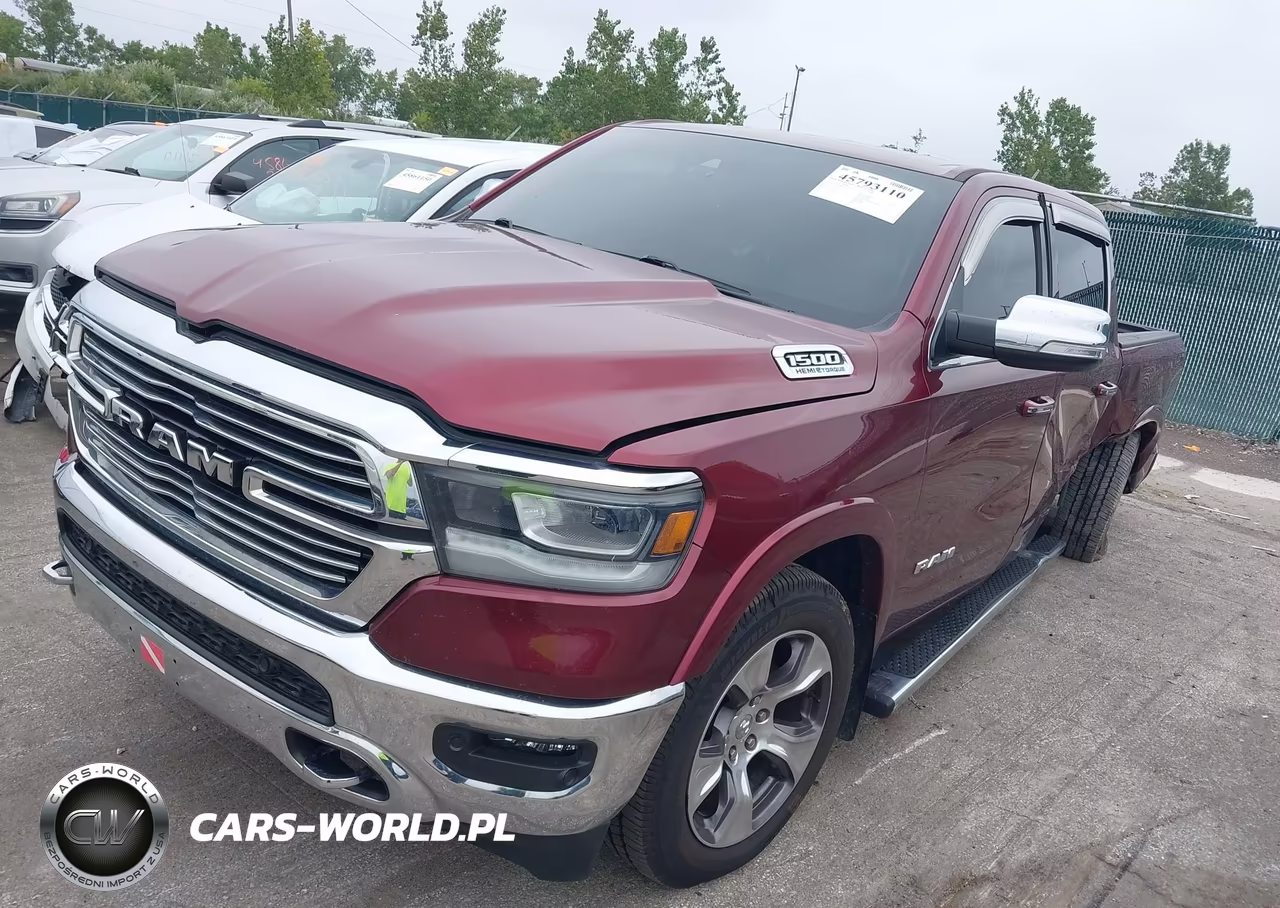 2021 Ram 1500 Laramie 4X4 5'7 Box VIN:1C6SRFJT7MN751543 - 2