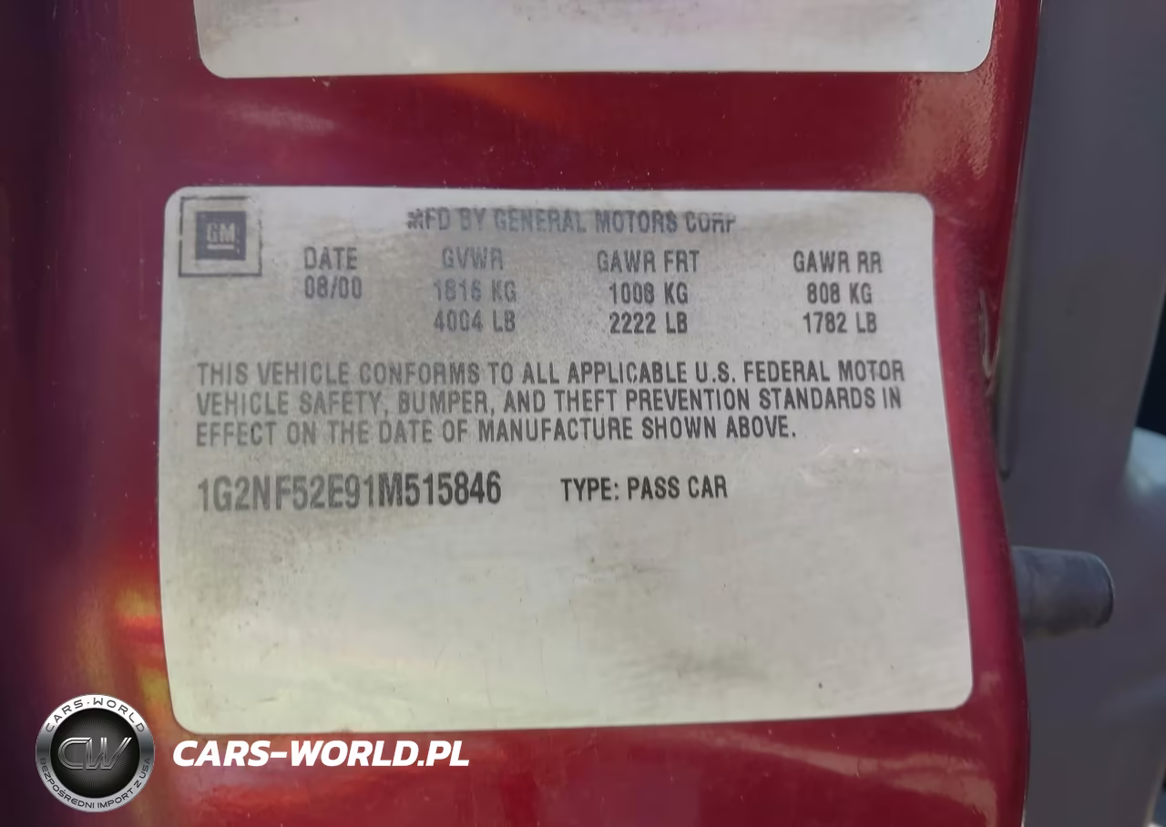 2001 Pontiac Grand Am Se1 VIN:1G2NF52E91M515846 - 9