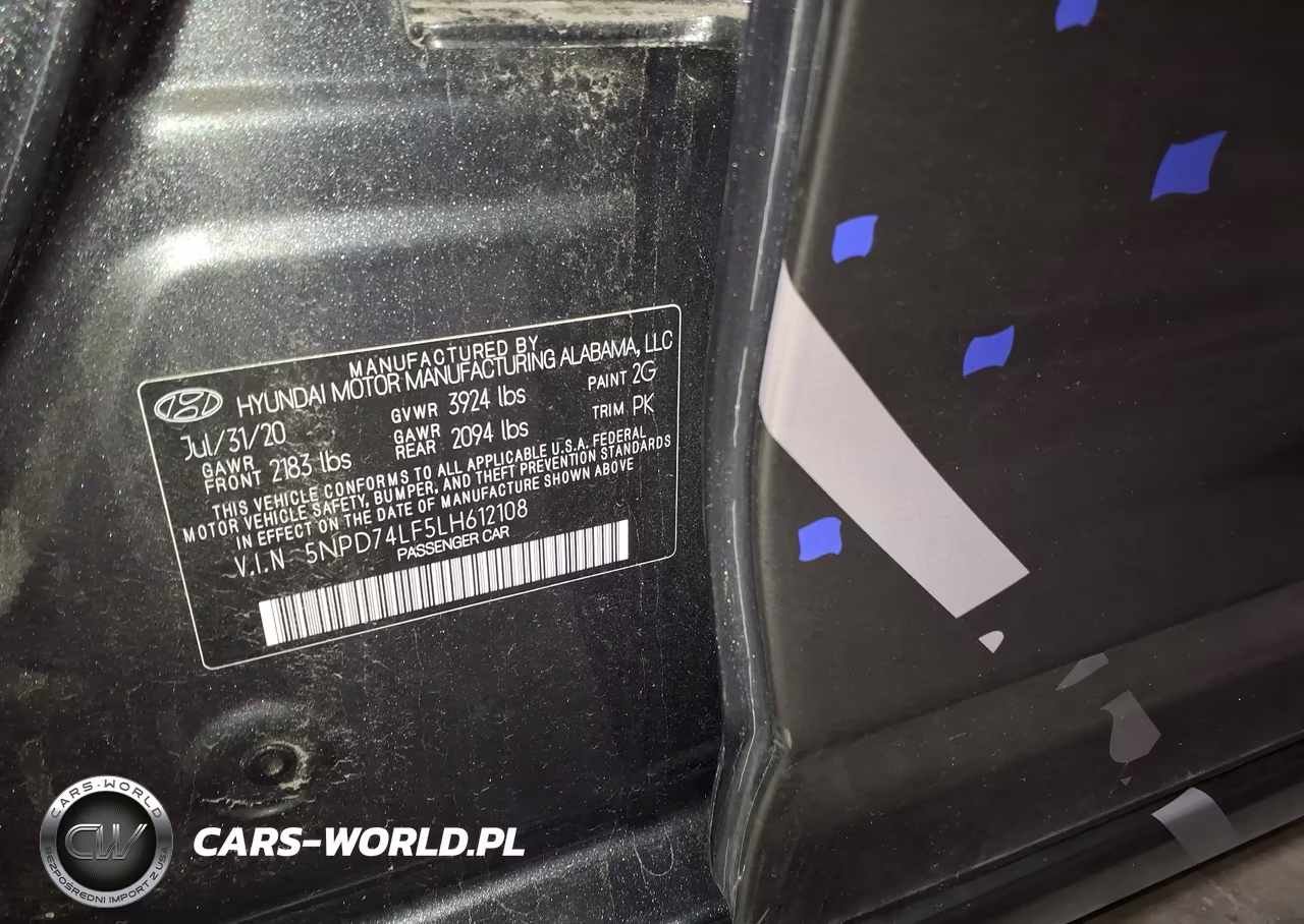 2020 Hyundai Elantra Se VIN:5NPD74LF5LH612108 - 8