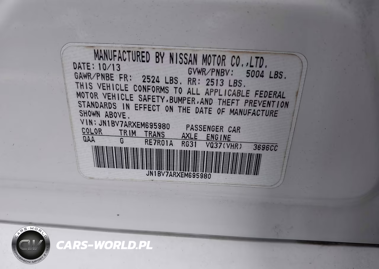 2014 Infiniti Q50 Premium VIN:JN1BV7ARXEM695980 - 9