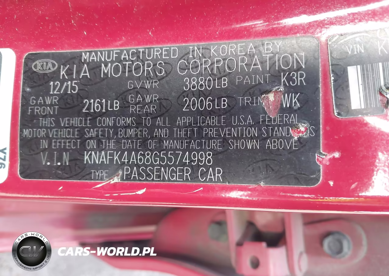2016 Kia Forte Lx VIN:KNAFK4A68G5574998 - 9