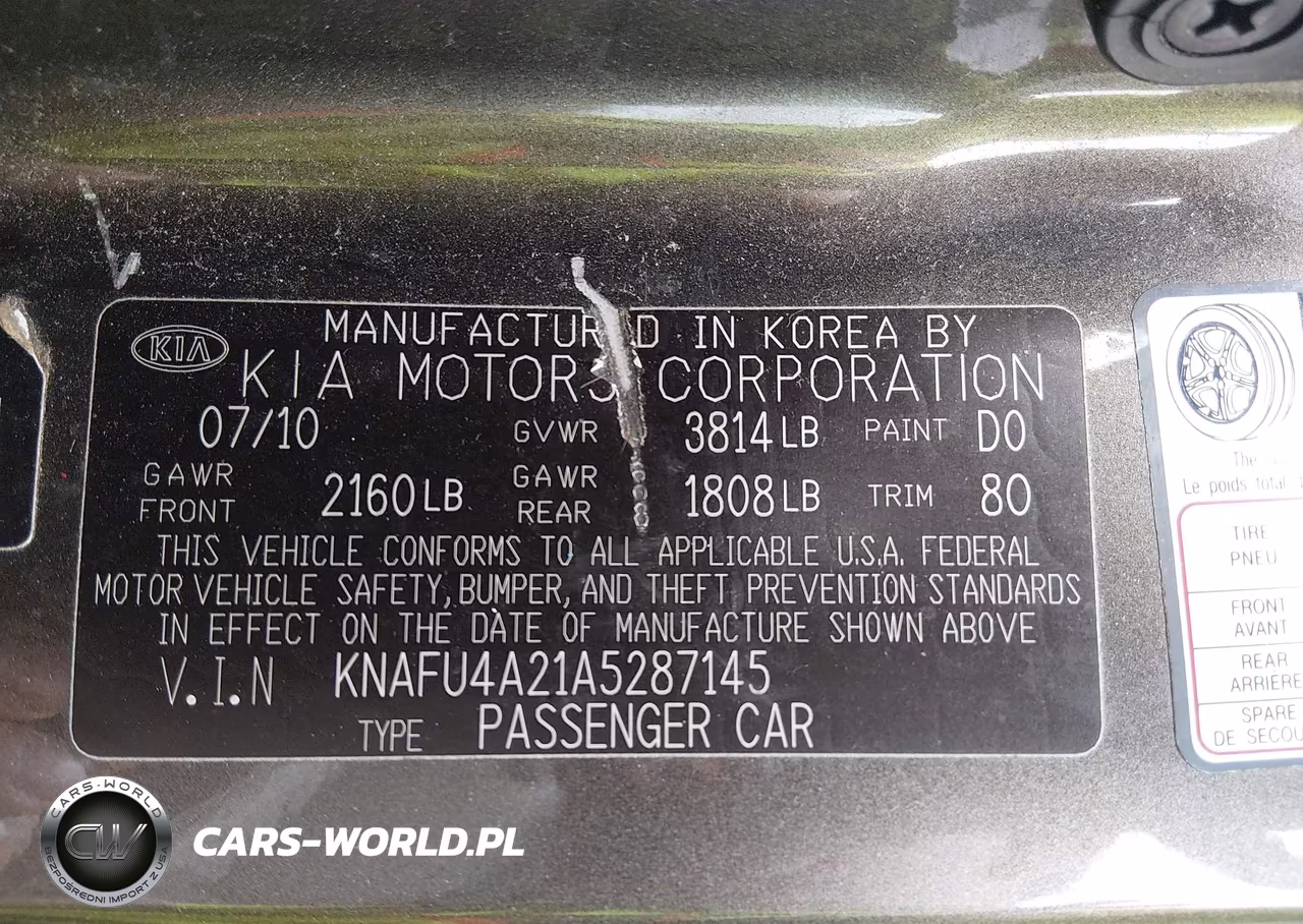 2010 Kia Forte Ex VIN:KNAFU4A21A5287145 - 9