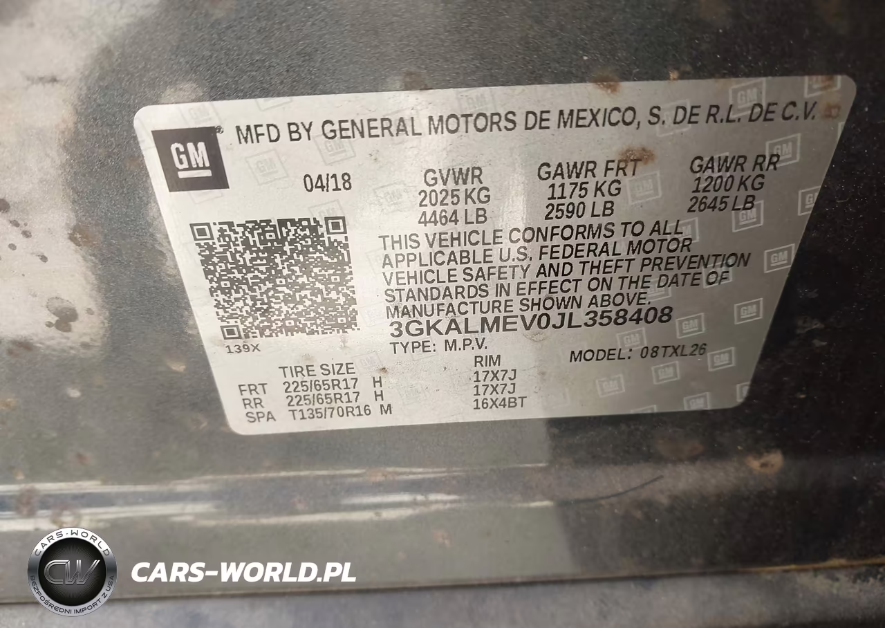 2018 GMC Terrain Sle VIN:3GKALMEV0JL358408 - 9
