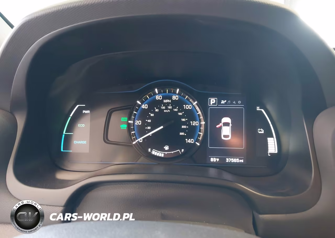 2018 Hyundai Ioniq Hybrid Blue VIN:KMHC65LC5JU075944 - 7