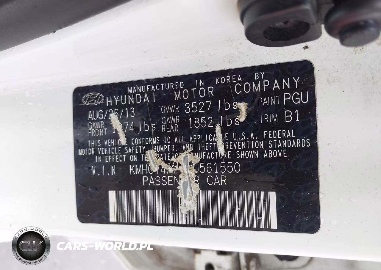 2013 Hyundai Accent Gls VIN:KMHCT4AEXDU561550 - 12