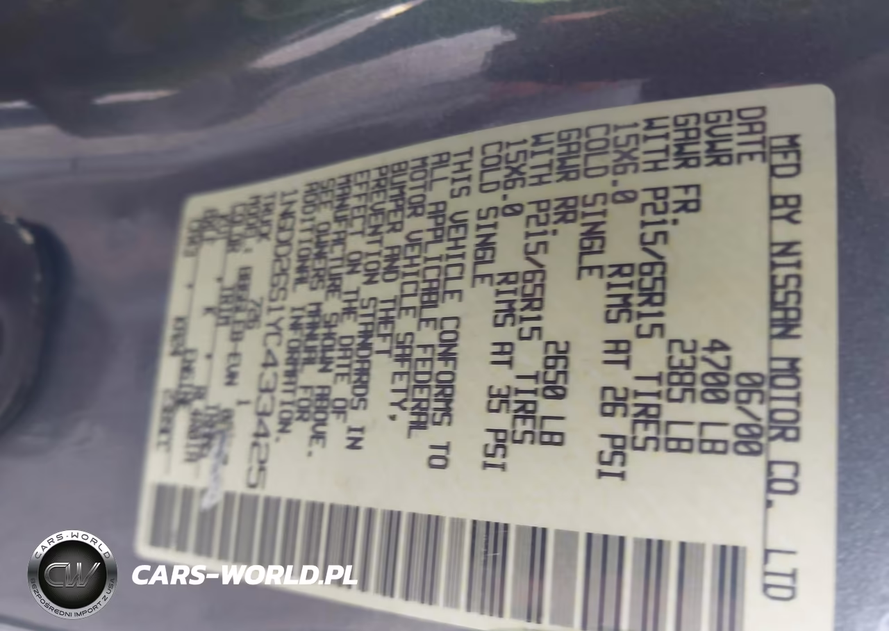 2000 Nissan Frontier Xe VIN:1N6DD26S1YC433425 - 9
