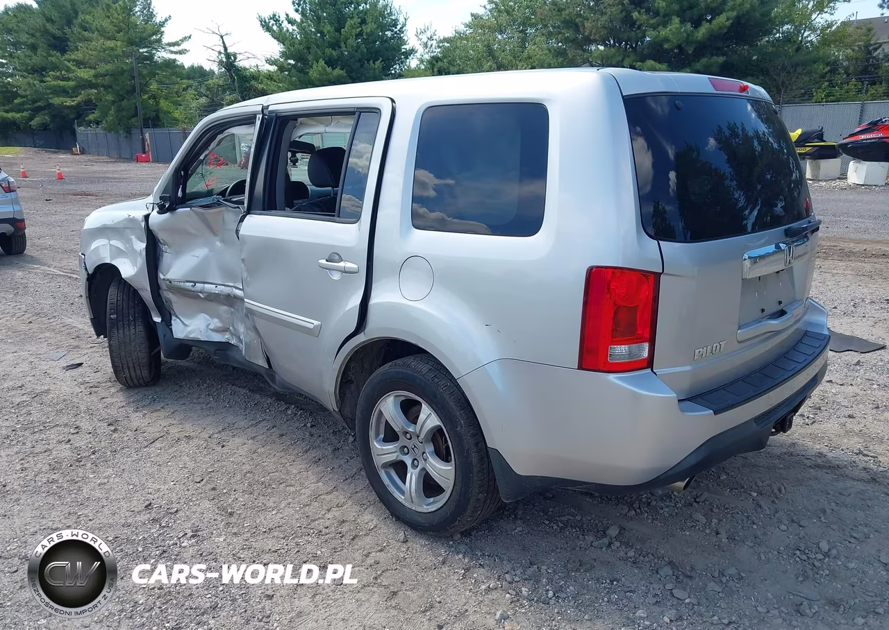 2014 Honda Pilot Ex-L VIN:5FNYF4H56EB001719 - 3