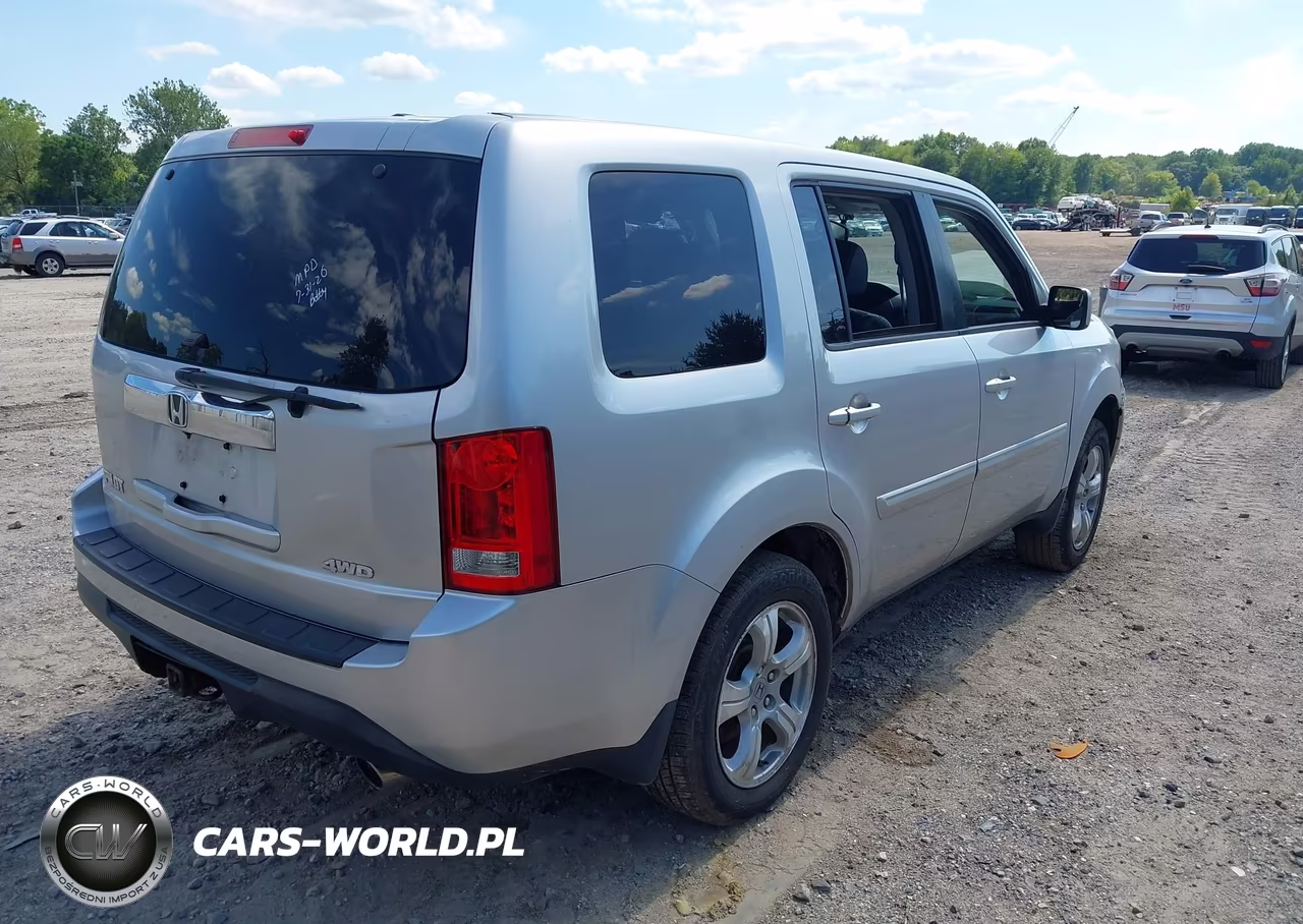 2014 Honda Pilot Ex-L VIN:5FNYF4H56EB001719 - 4
