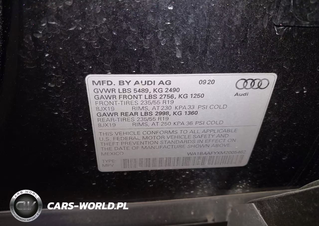 2021 Audi Q5 Premium Plus 45 Tfsi Quattro S Tronic VIN:WA1BAAFYXM2005462 - 9