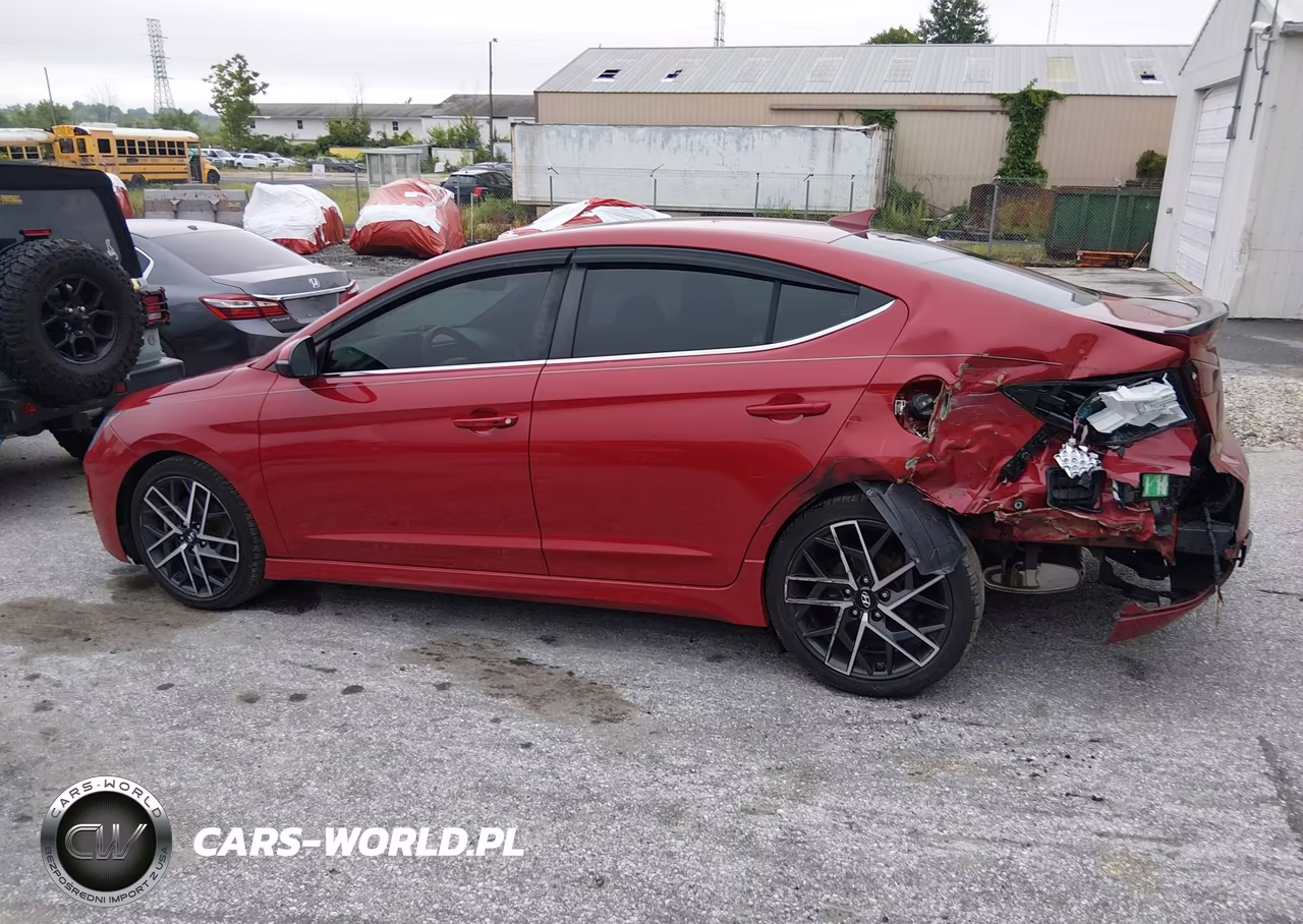 2020 Hyundai Elantra Sport VIN:KMHD04LB8LU070294 - 14