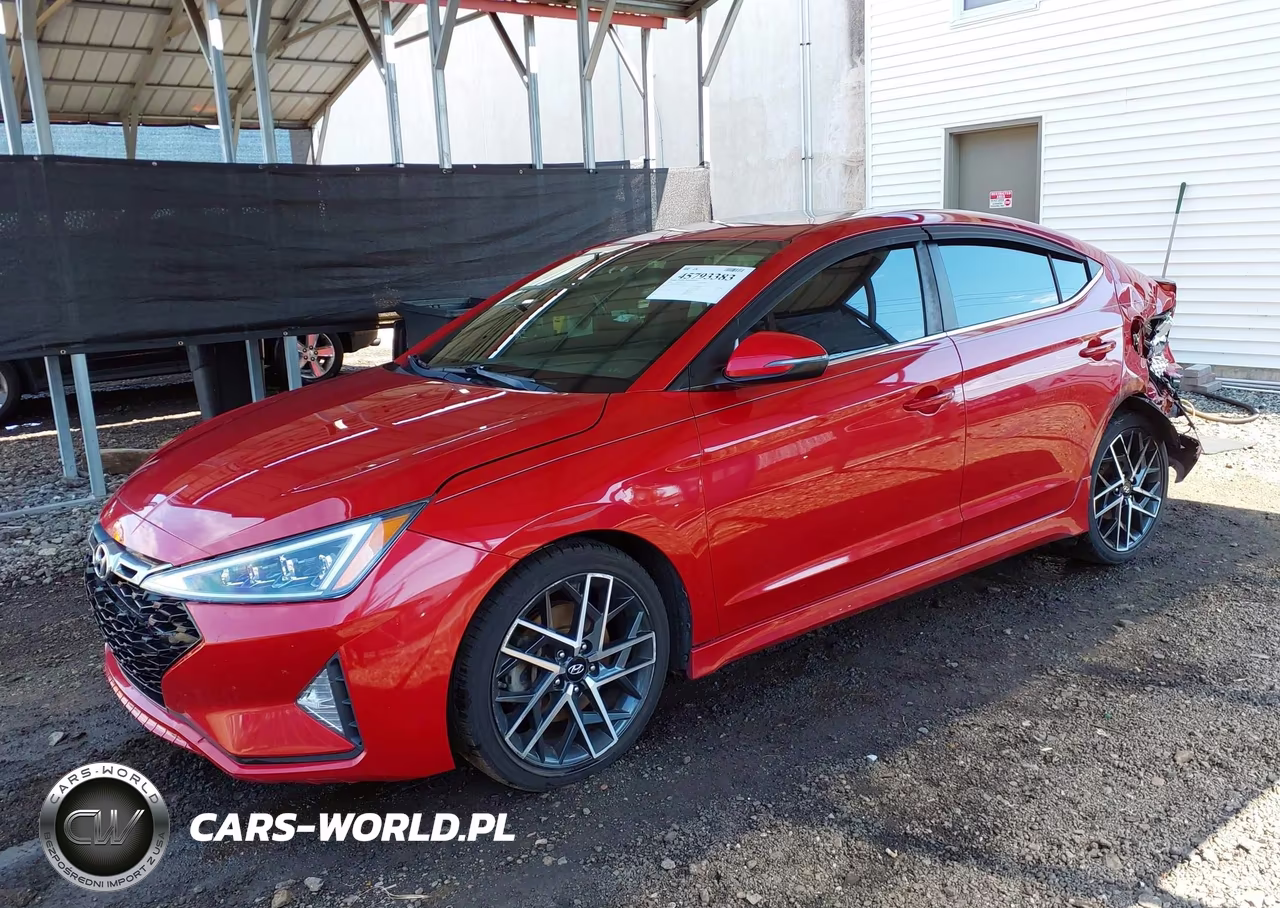 2020 Hyundai Elantra Sport VIN:KMHD04LB8LU070294 - 2