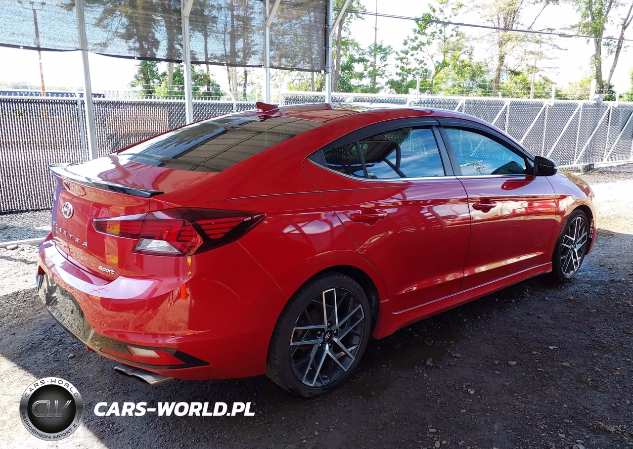 2020 Hyundai Elantra Sport VIN:KMHD04LB8LU070294 - 4
