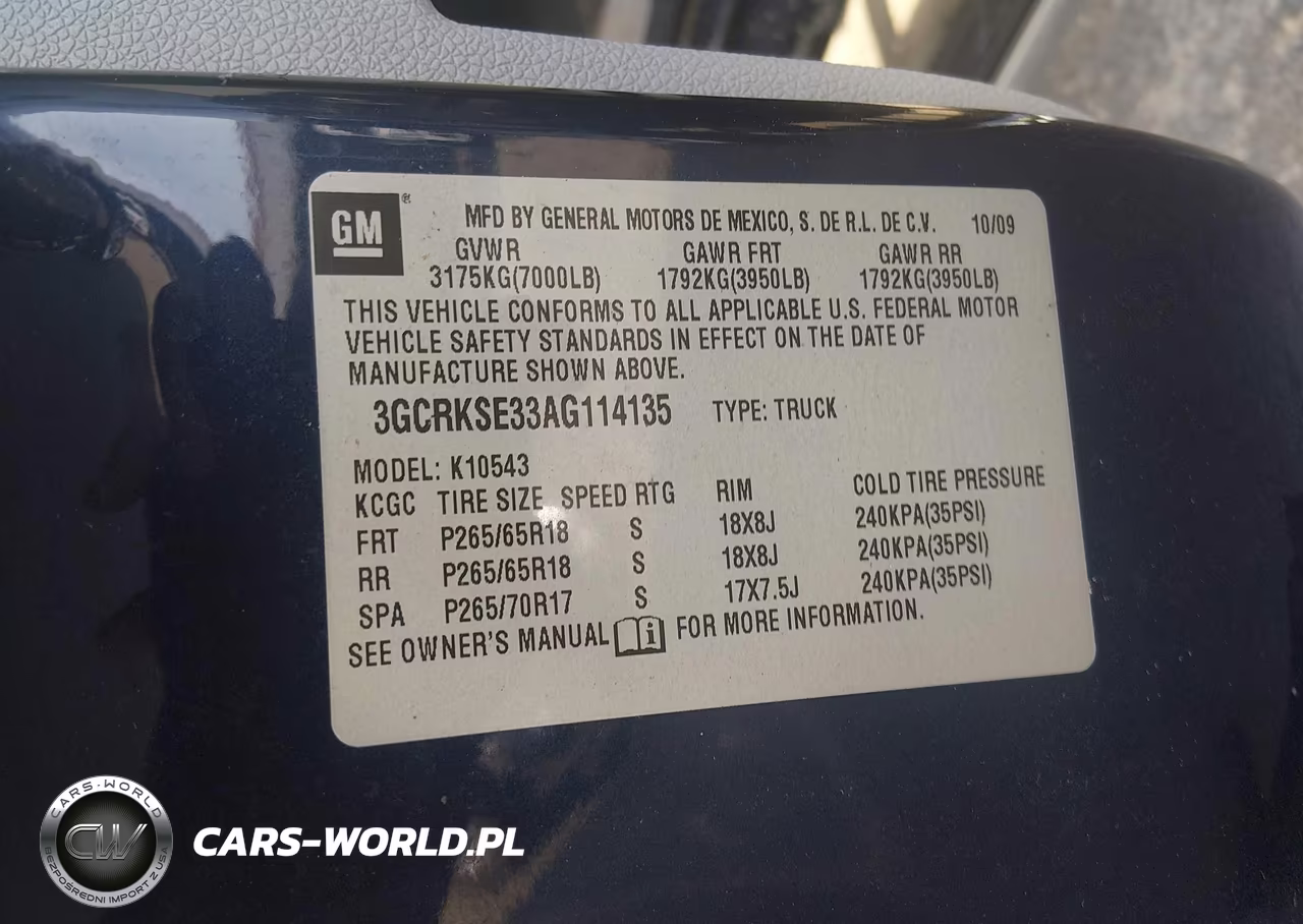 2010 Chevrolet Silverado 1500 Lt VIN:3GCRKSE33AG114135 - 9