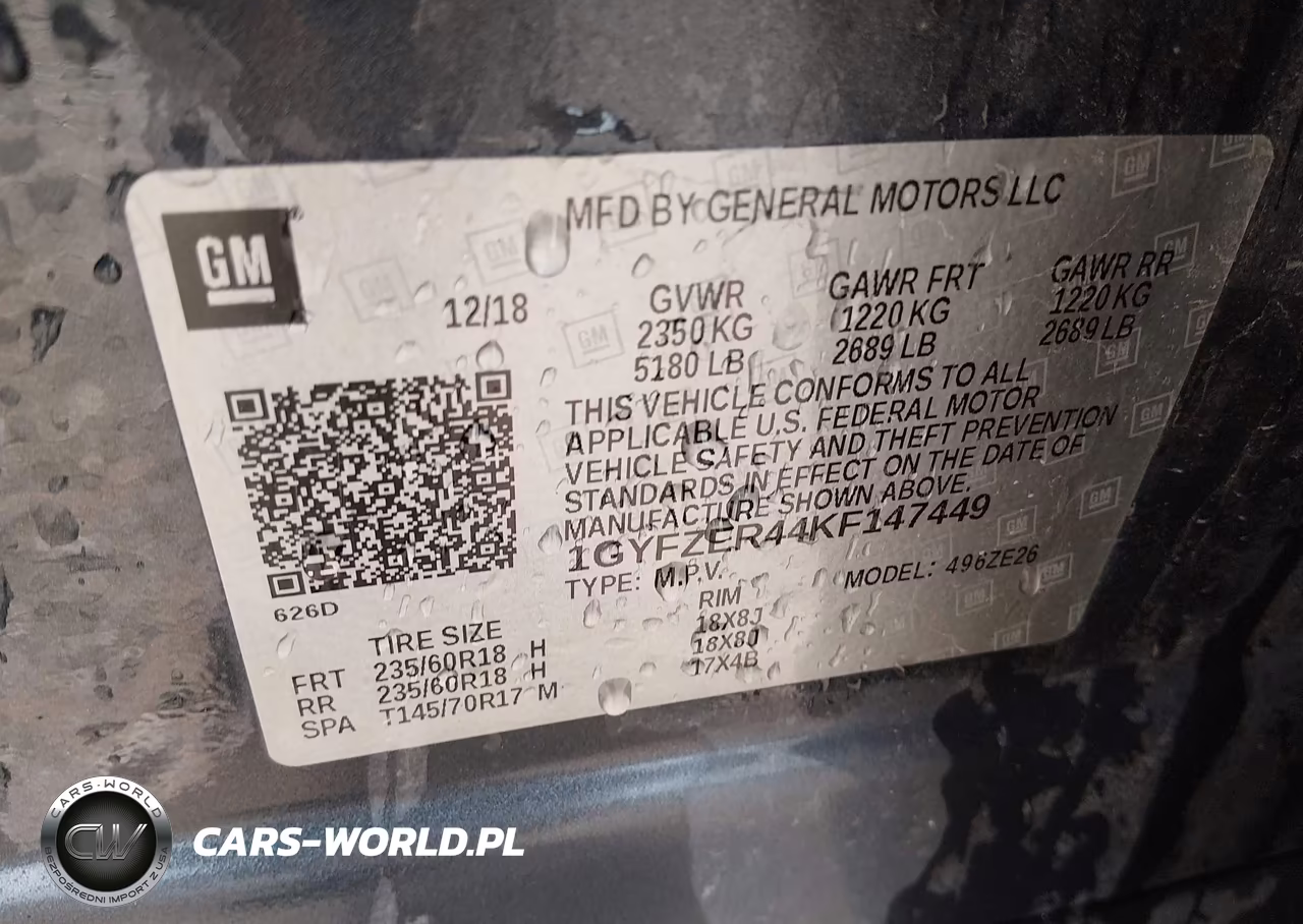 2019 Cadillac Xt4 Sport VIN:1GYFZER44KF147449 - 9