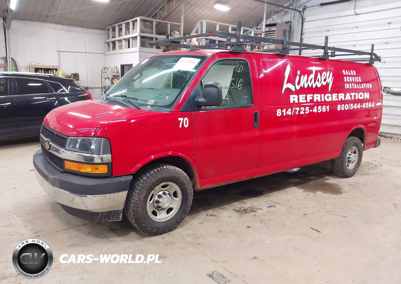 2019 Chevrolet Express 3500 Work Van VIN:1GCZGHFG2K1203197 - 2