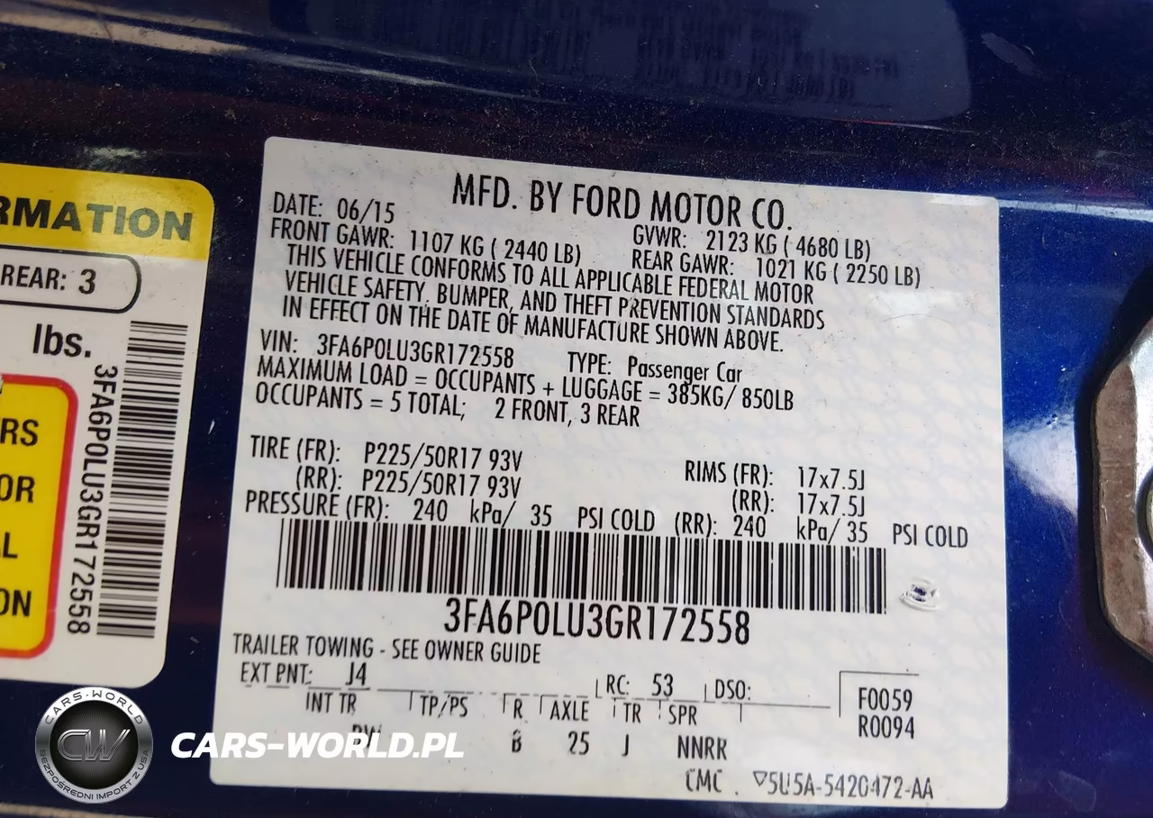 2016 Ford Fusion Hybrid Se VIN:3FA6P0LU3GR172558 - 9