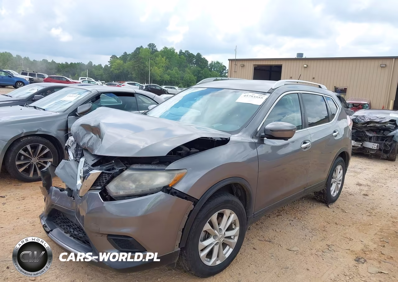2016 Nissan Rogue Sv VIN:KNMAT2MV5GP618753 - 2