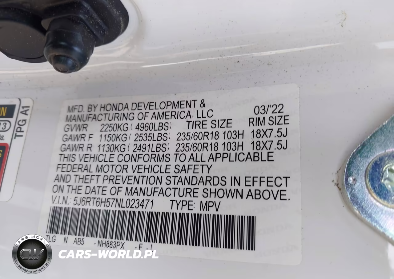 2022 Honda Cr-V Hybrid Ex VIN:5J6RT6H57NL023471 - 9