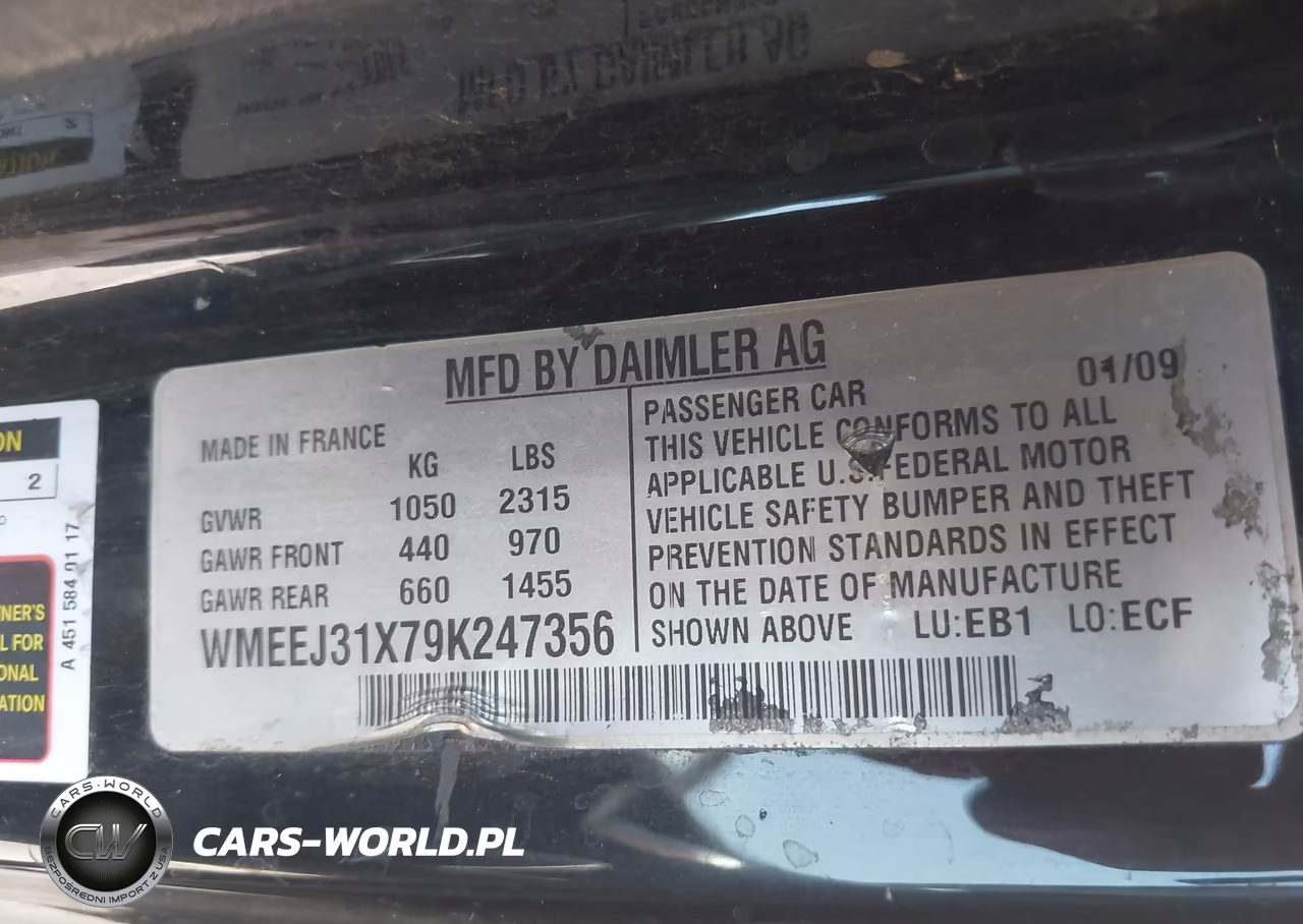 2009 Smart Fortwo Brabus-Passion-Pure VIN:WMEEJ31X79K247356 - 9