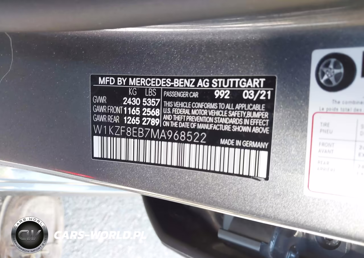 2021 Mercedes-Benz E 350 4Matic VIN:W1KZF8EB7MA968522 - 9