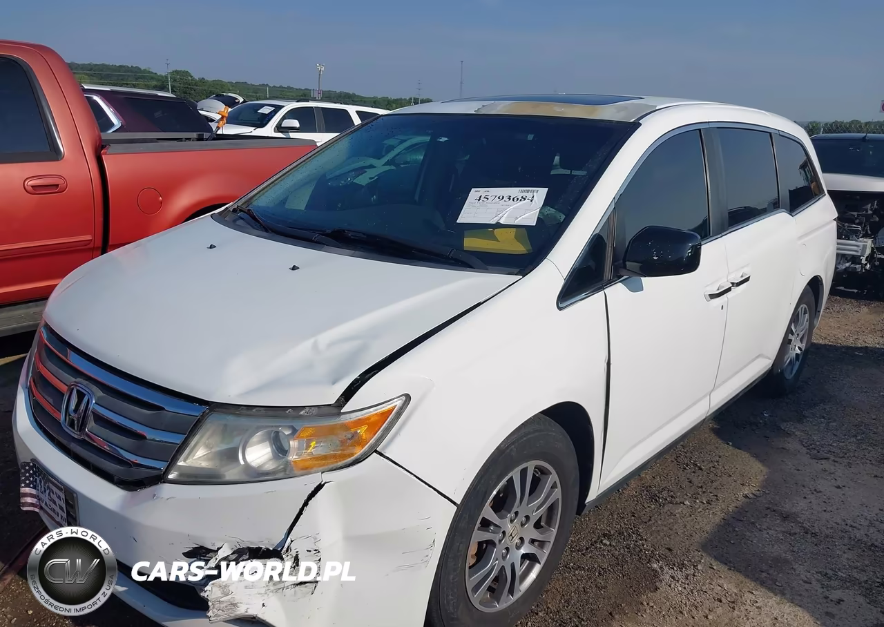 2012 Honda Odyssey Ex-L VIN:5FNRL5H62CB059495 - 2