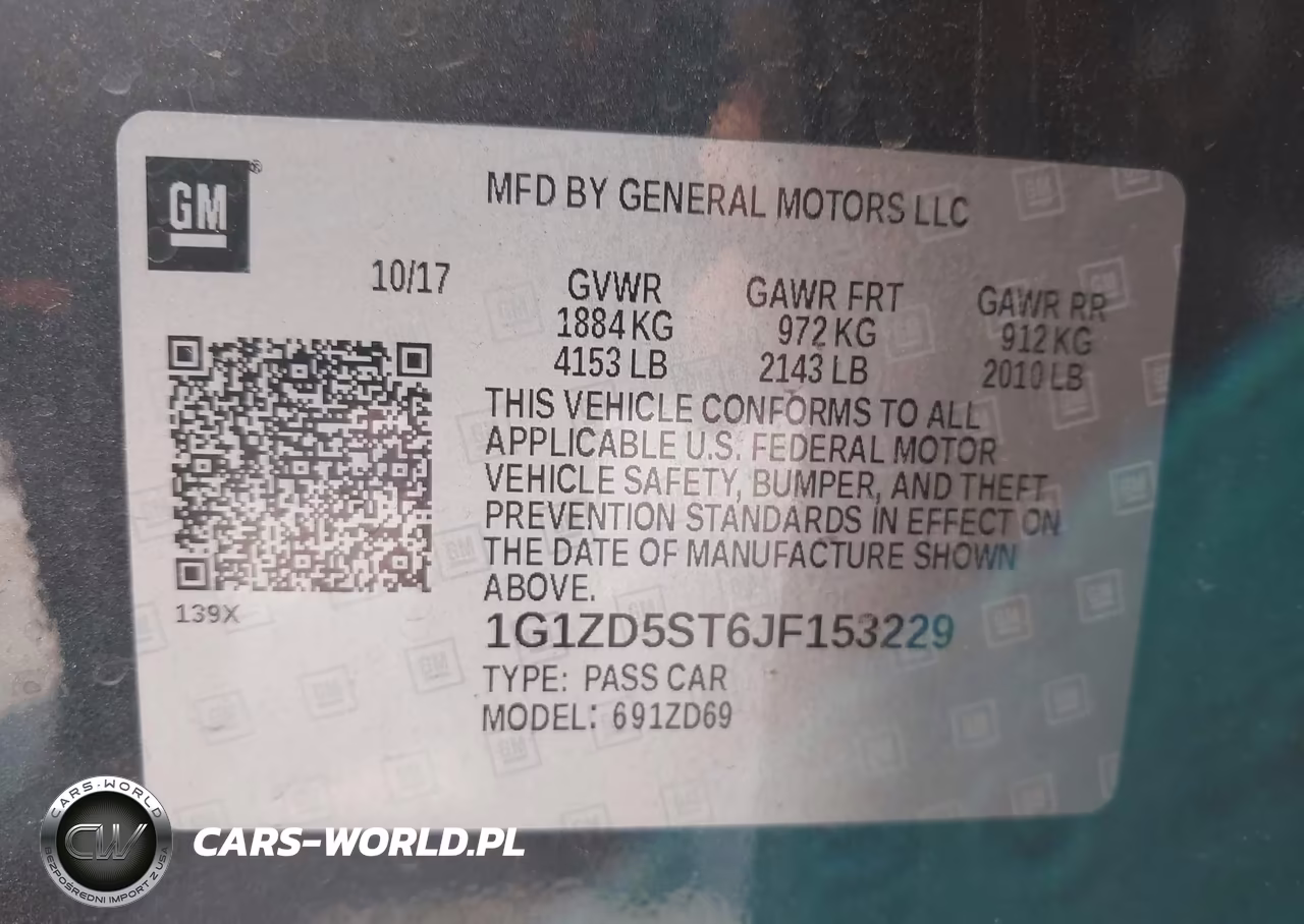 2018 Chevrolet Malibu Lt VIN:1G1ZD5ST6JF153229 - 9
