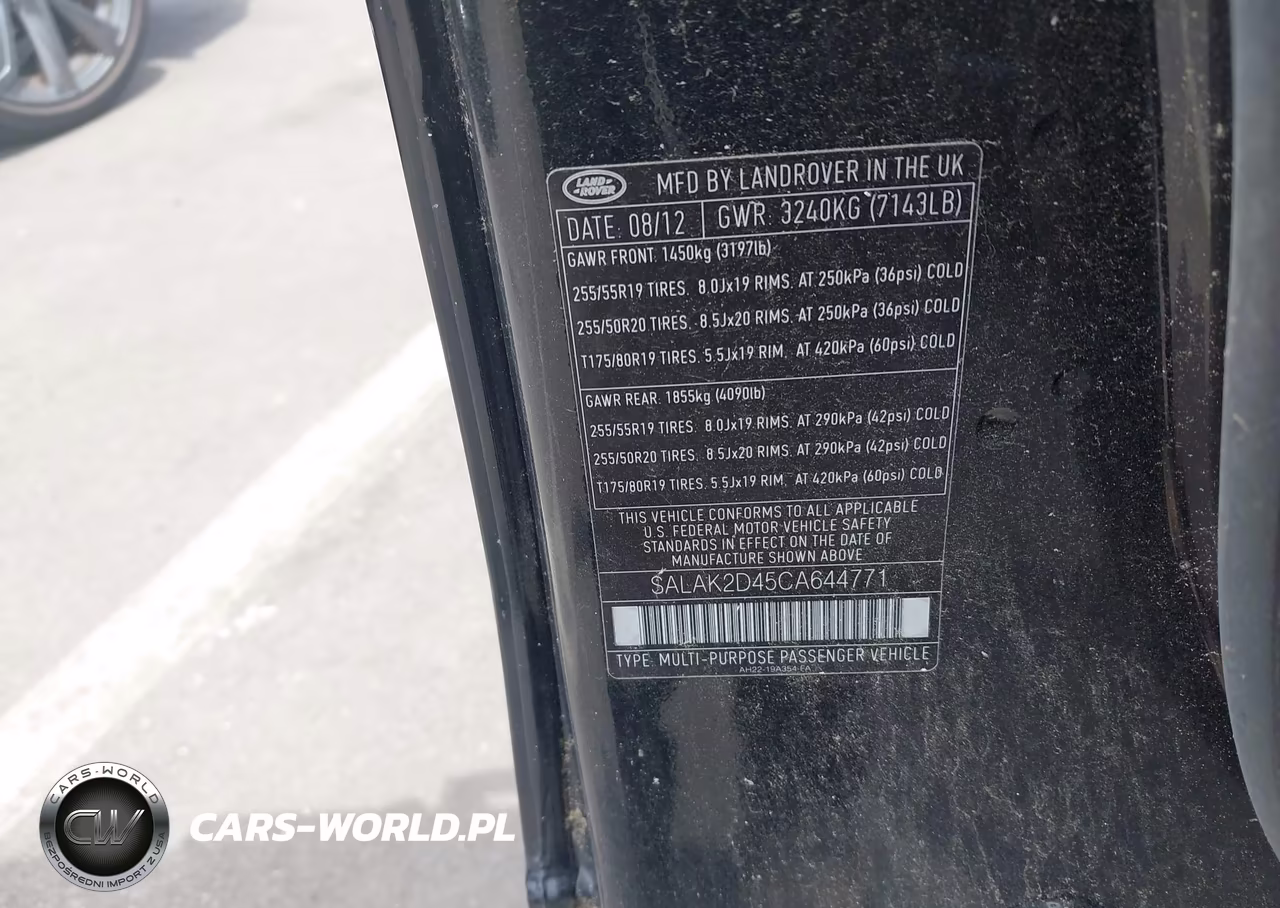 2012 Land Rover Lr4 VIN:SALAK2D45CA644771 - 9