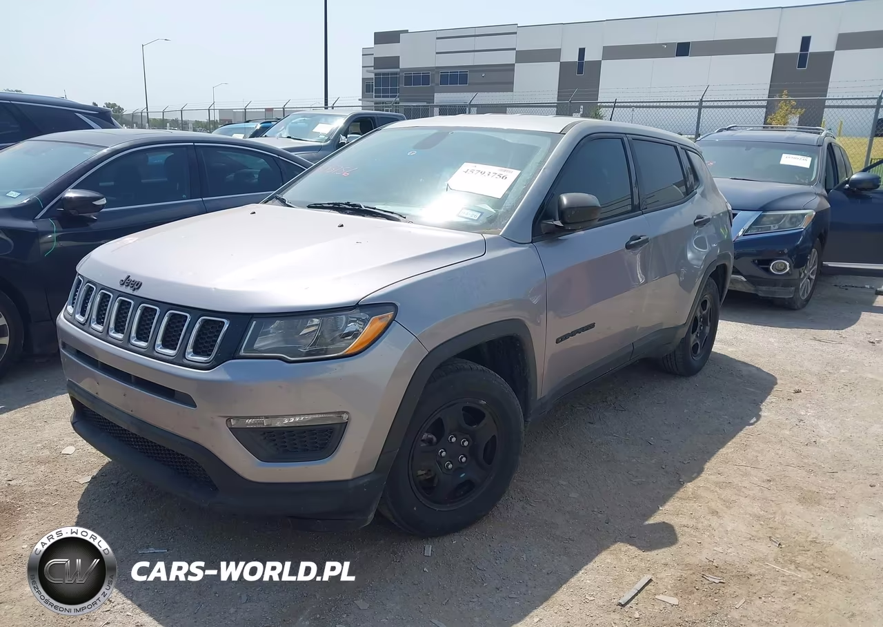2020 Jeep Compass Sport Fwd VIN:3C4NJCAB2LT253140 - 2