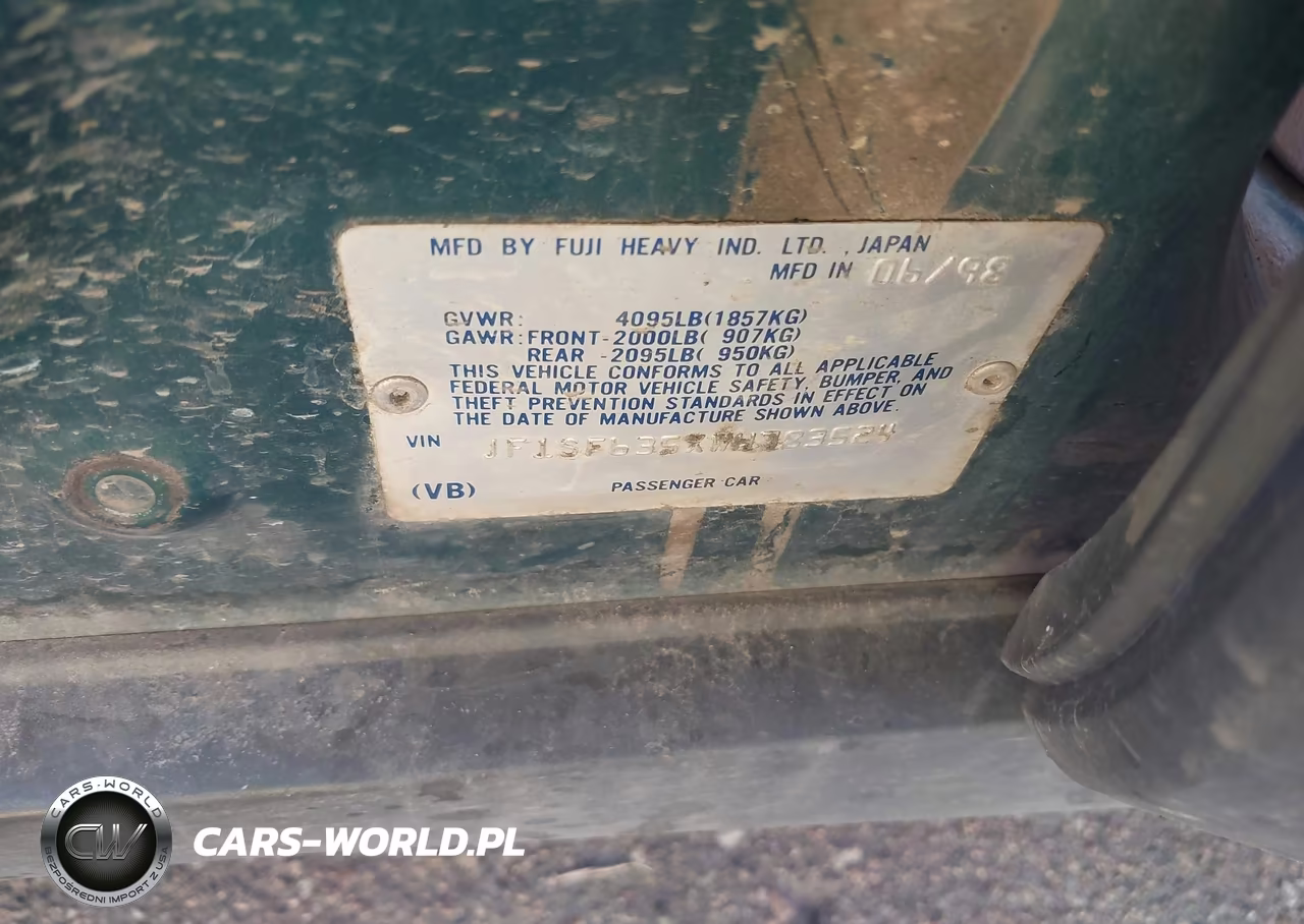 1998 Subaru Forester L VIN:JF1SF635XWH783524 - 9