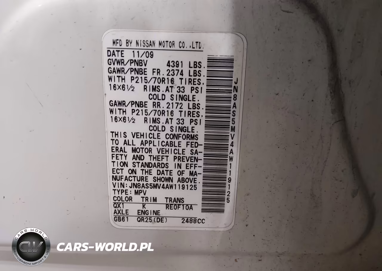 2010 Nissan Rogue S VIN:JN8AS5MV4AW119125 - 9