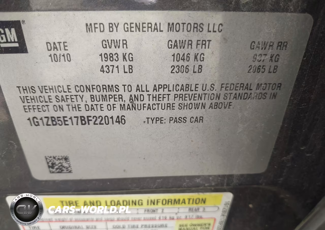 2011 Chevrolet Malibu Ls VIN:1G1ZB5E17BF220146 - 9