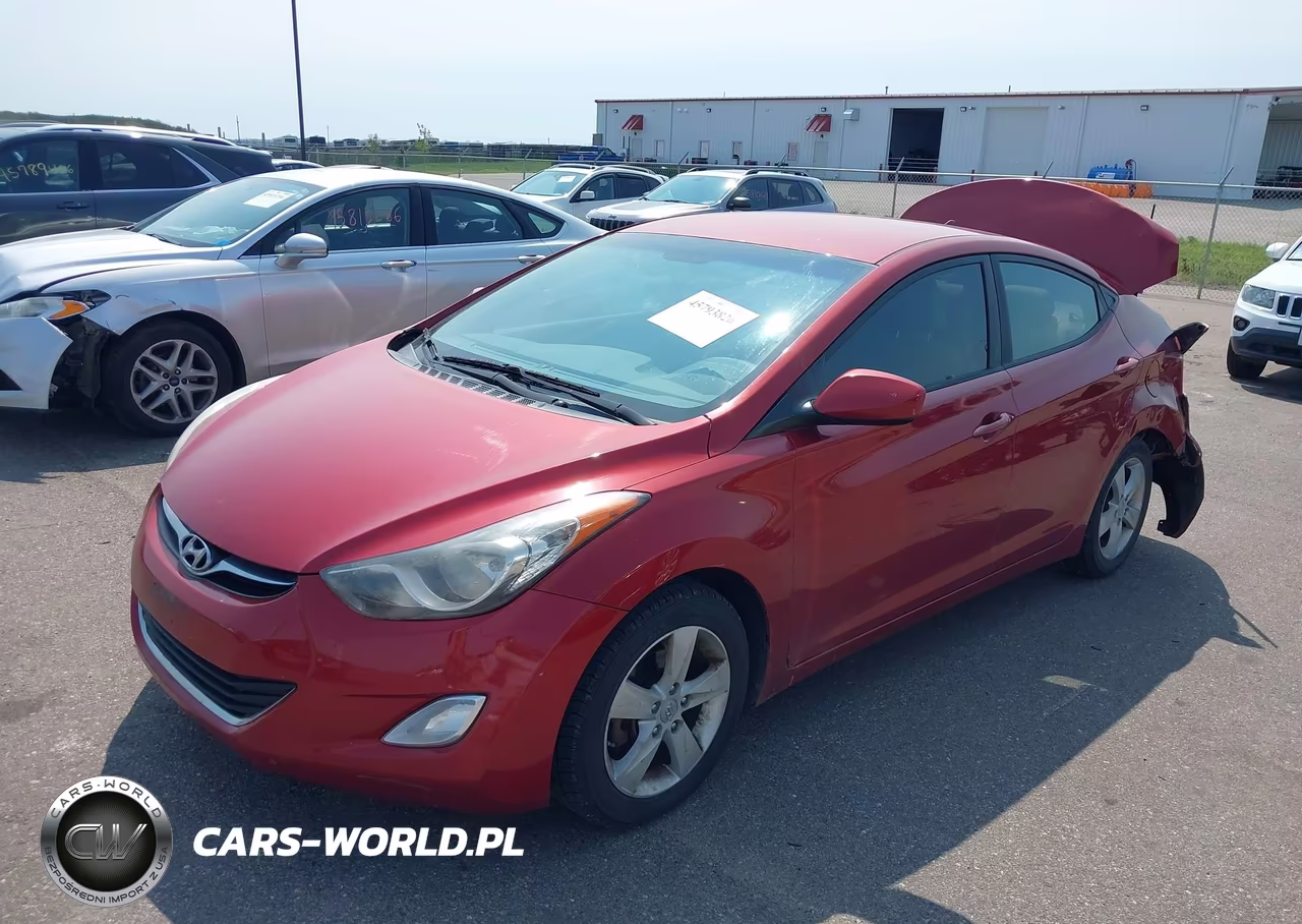 2013 Hyundai Elantra Gls VIN:KMHDH4AE2DU629152 - 2