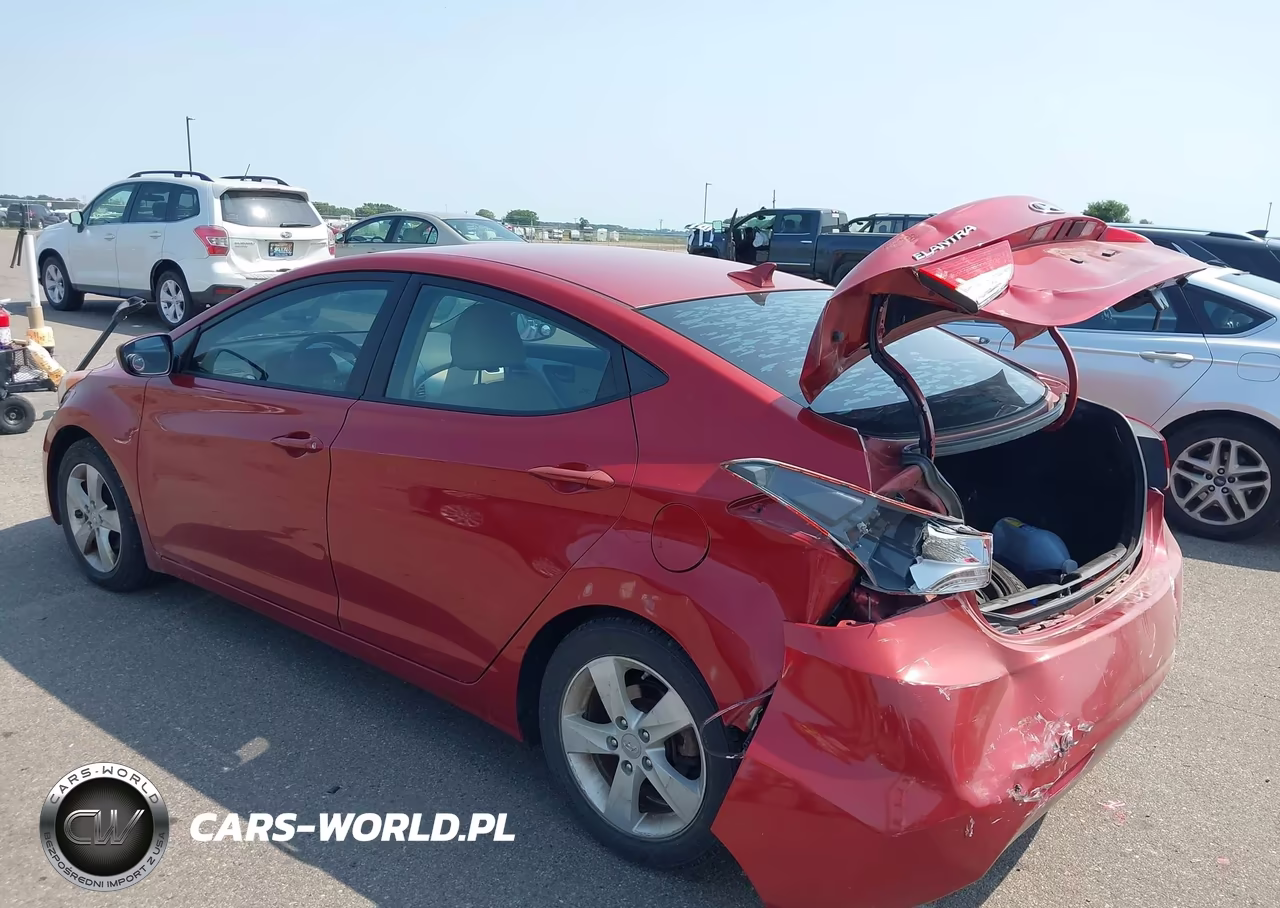2013 Hyundai Elantra Gls VIN:KMHDH4AE2DU629152 - 3
