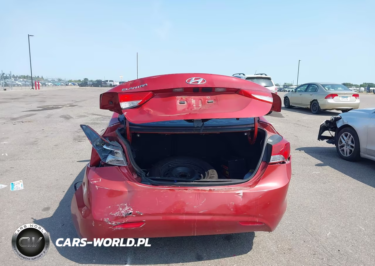 2013 Hyundai Elantra Gls VIN:KMHDH4AE2DU629152 - 6