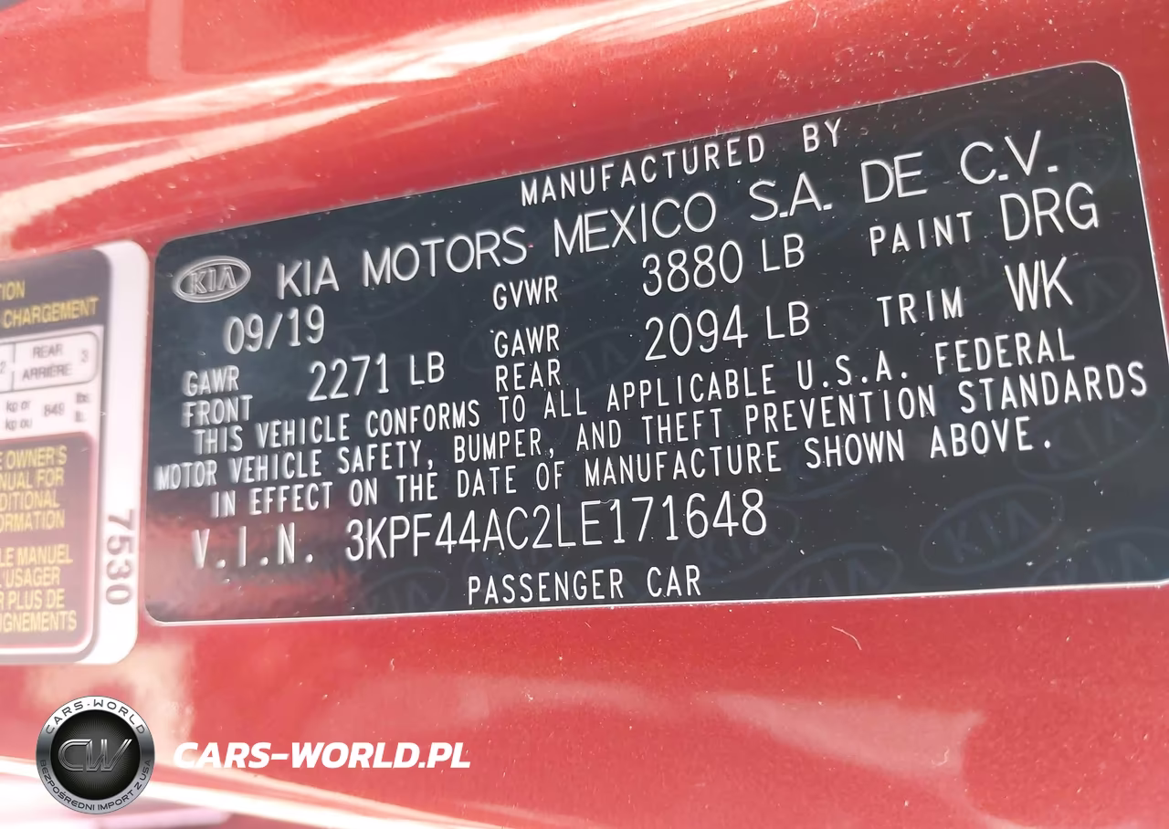 2020 Kia Forte Gt Manual VIN:3KPF44AC2LE171648 - 9