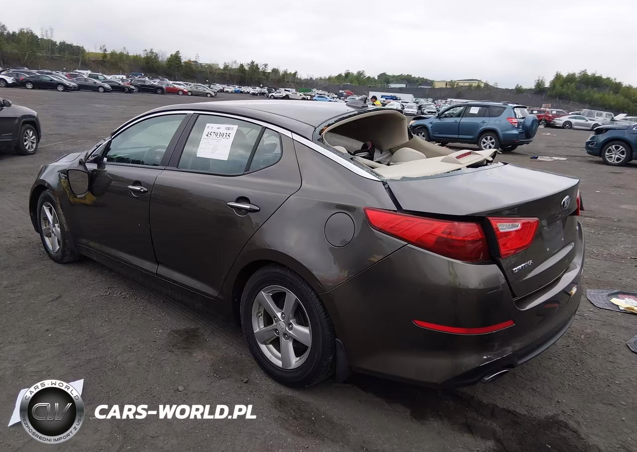 2014 Kia Optima Lx VIN:5XXGM4A78EG304835 - 3