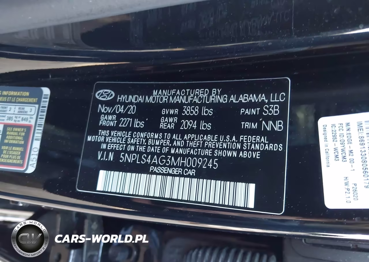2021 Hyundai Elantra Sel VIN:5NPLS4AG3MH009245 - 9
