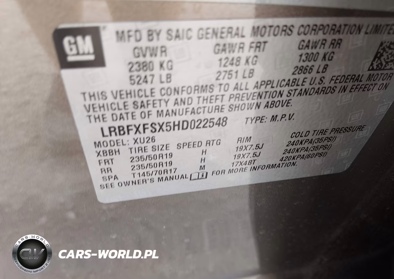 2017 Buick Envision Premium Ii VIN:LRBFXFSX5HD022548 - 9