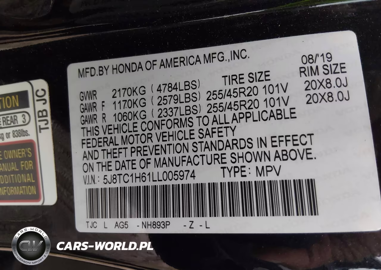 2020 Acura Rdx A-Spec Package VIN:5J8TC1H61LL005974 - 9